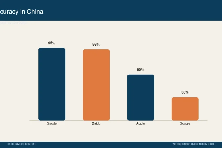 Maps in China: Gaode/Baidu vs Google for Finding Hotels