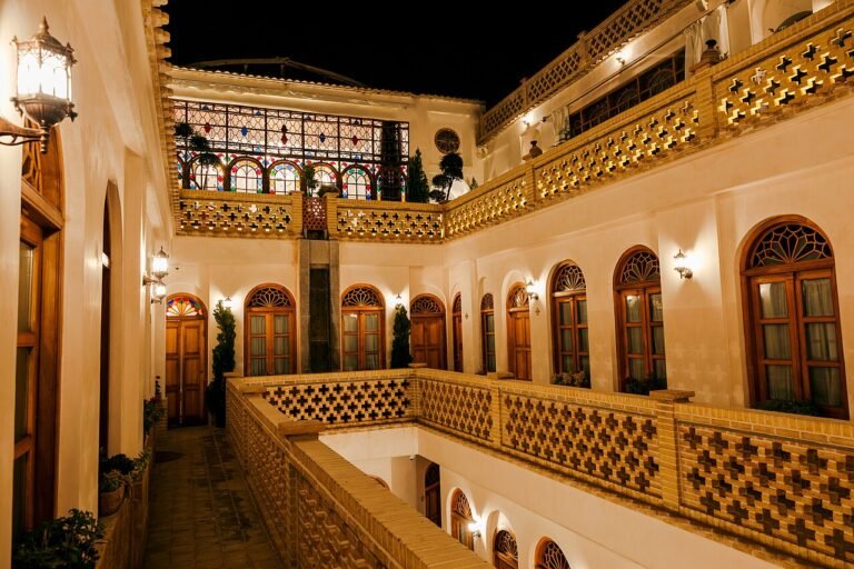 boutique hotel courtyard